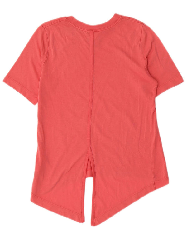 Nike Girls T-Shirt Top 10-11 Years Medium Pink Polyester