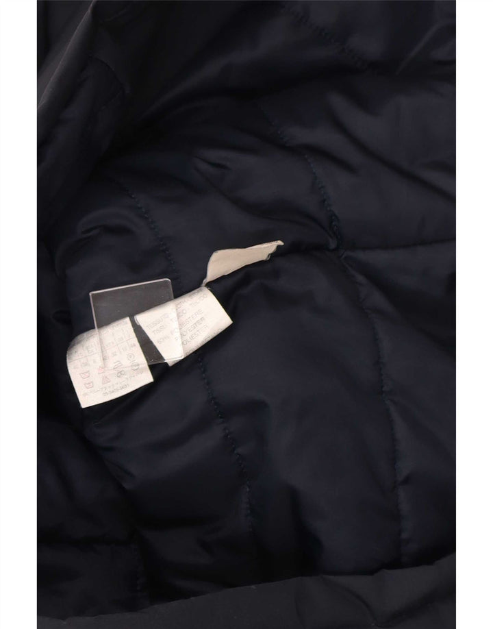 Marella Womens Hooded Windbreaker Jacket UK 12 Medium  Navy Blue Polyester