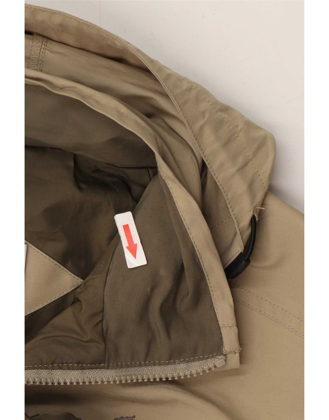 Jack Wolfskin Womens Hooded Utility Jacket UK 14/16 Large Khaki Polyester