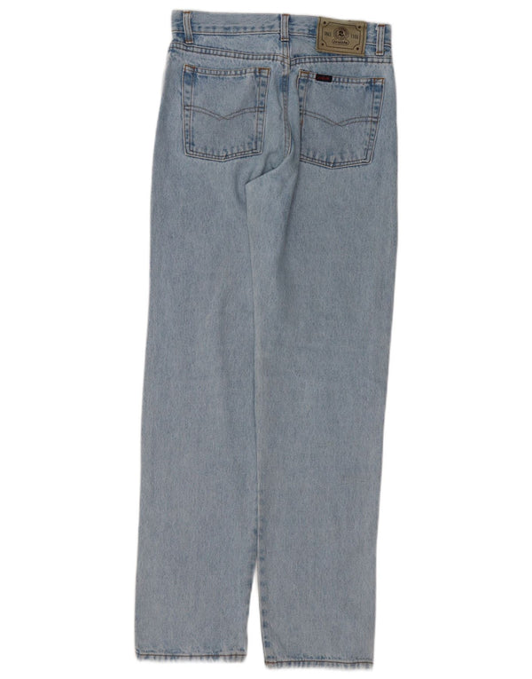 Invicta Girls High Waist Straight Jeans 13-14 Years W26 L31 Blue Cotton