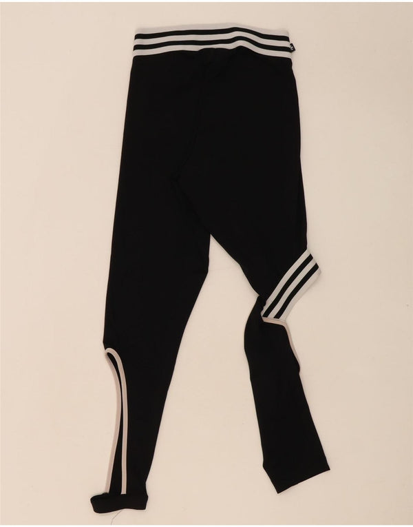 Adidas Womens Rita Ora Leggings UK 8 Small  Black Colourblock Polyester