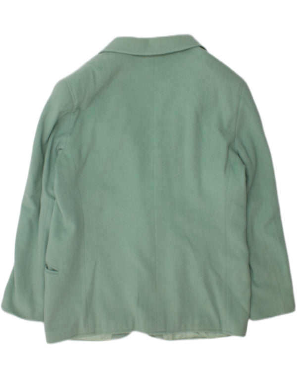 Vintage Womens 1 Button Blazer Jacket UK 18 XL  Green Wool