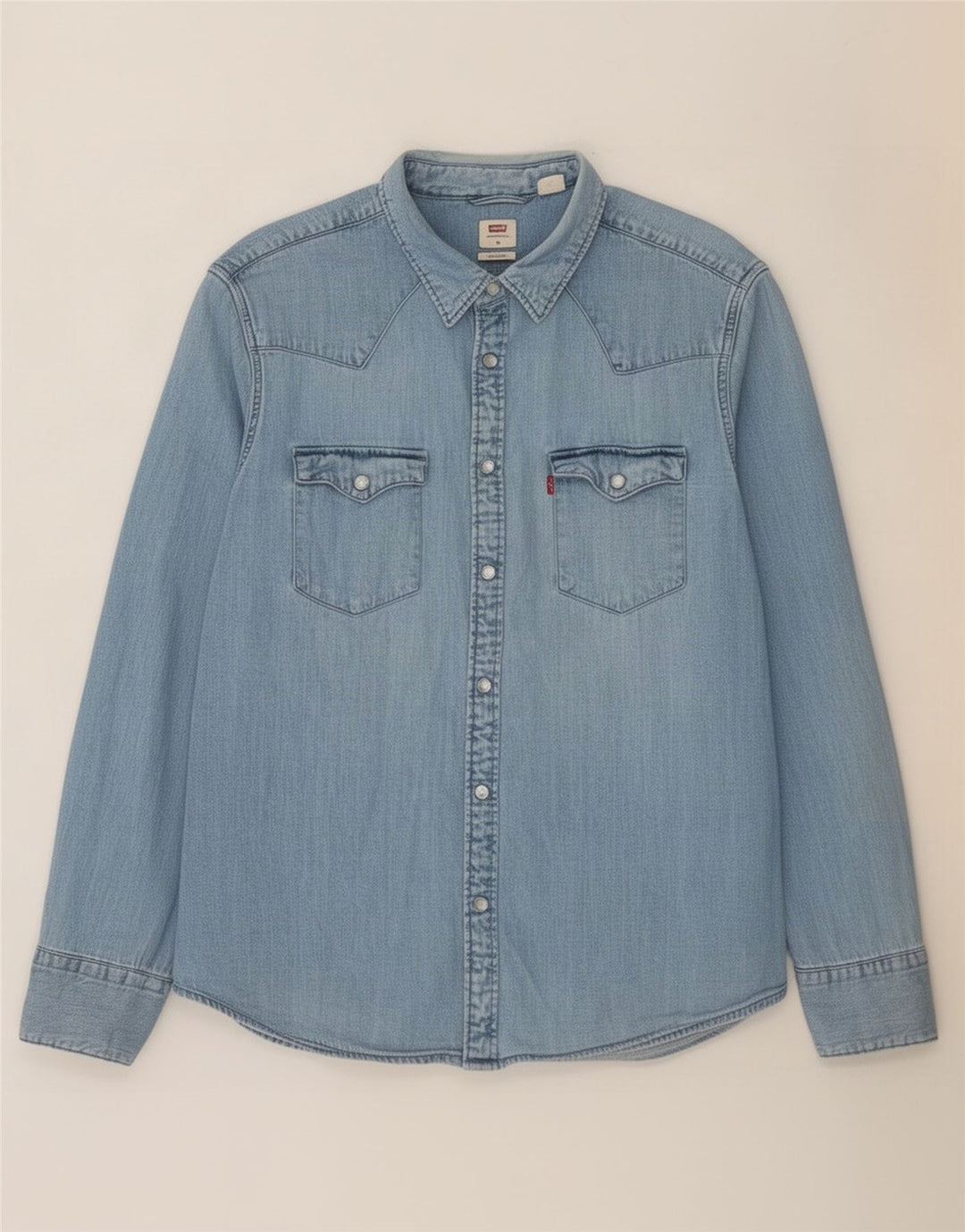 Levi's Mens Standard Fit Denim Shirt XL Blue