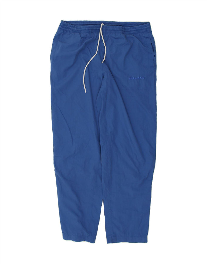 LOTTO Mens Tracksuit Trousers Joggers Large Blue | Vintage Lotto | Thrift | Second-Hand Lotto | Used Clothing | Messina Hembry 