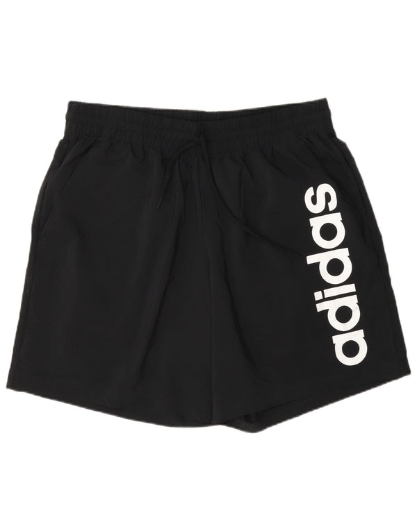 Adidas Mens Graphic Sport Shorts Large Black Polyester
