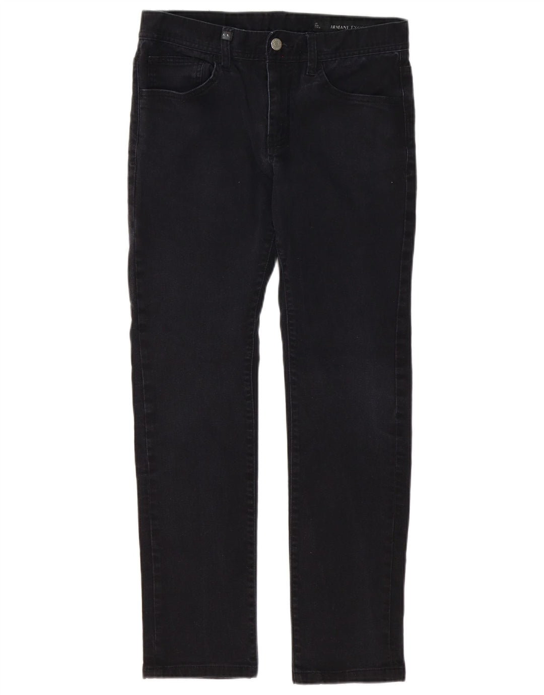 Armani Exchange Womens Slim Jeans W31 L29 Black Cotton