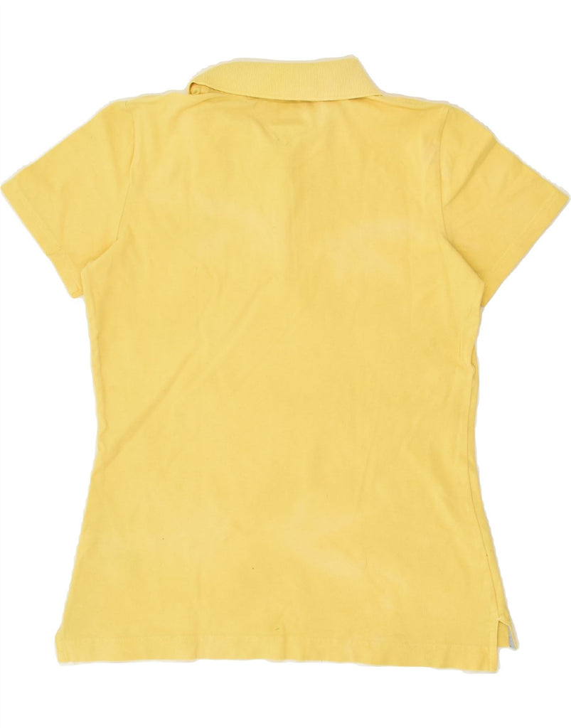 TOMMY HILFIGER Womens Classic Fit Polo Shirt UK 12 Medium Yellow Cotton Vintage Tommy Hilfiger and Second-Hand Tommy Hilfiger from Messina Hembry 