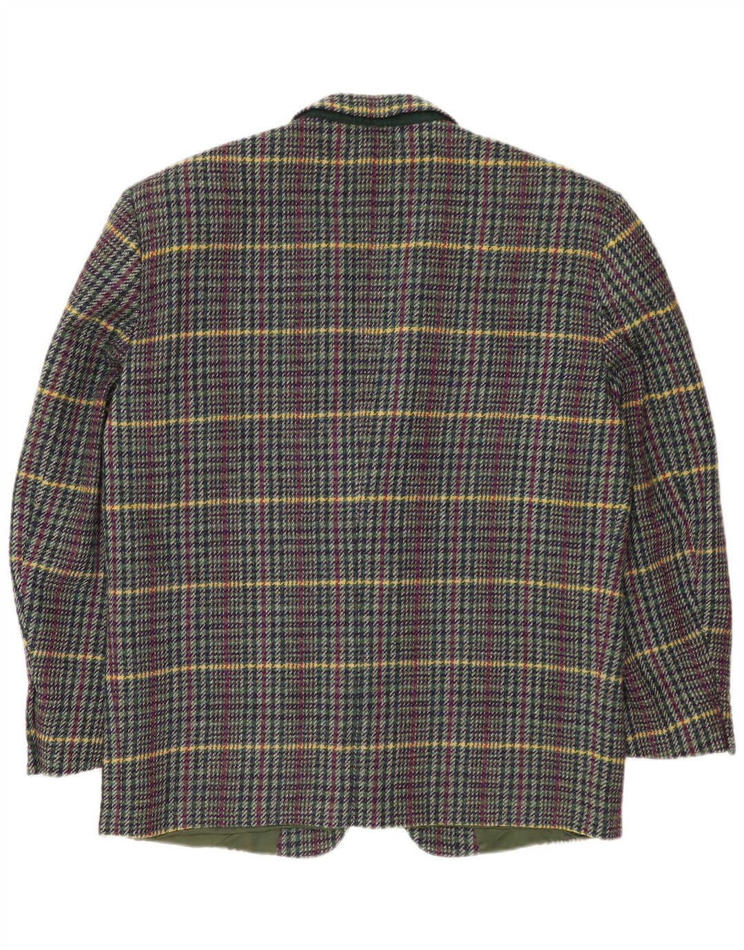 Cerruti 1881 Mens 2 Button Blazer Jacket UK 42 XL Multicoloured Check Wool