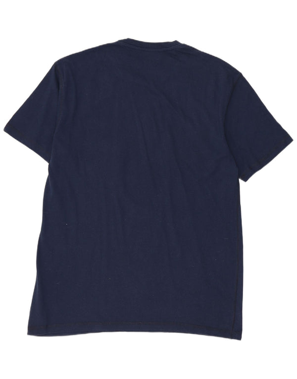 HARD ROCK CAFE Mens Dublin Graphic T-Shirt Top Large Navy Blue Cotton