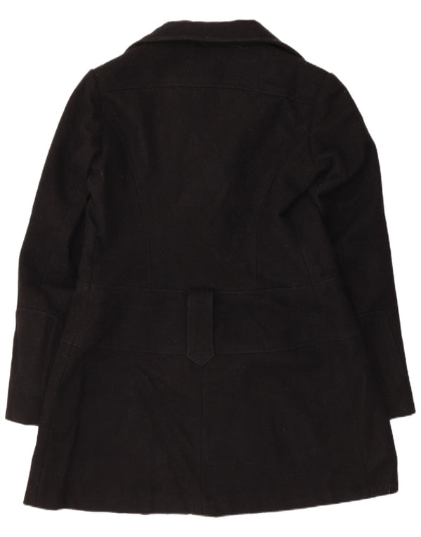 Guess Womens Pea Coat UK 18 XL Black Wool