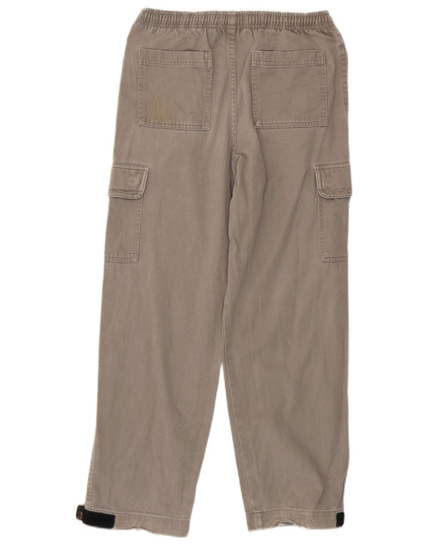Timberland Womens High Waist Cargo Trousers US 12 Large W30 L27 Grey