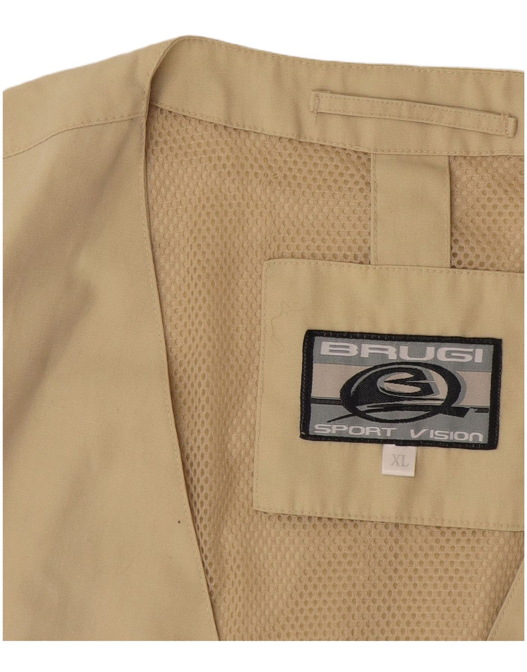 Brugi Mens Utility Gilet UK 42 XL Beige