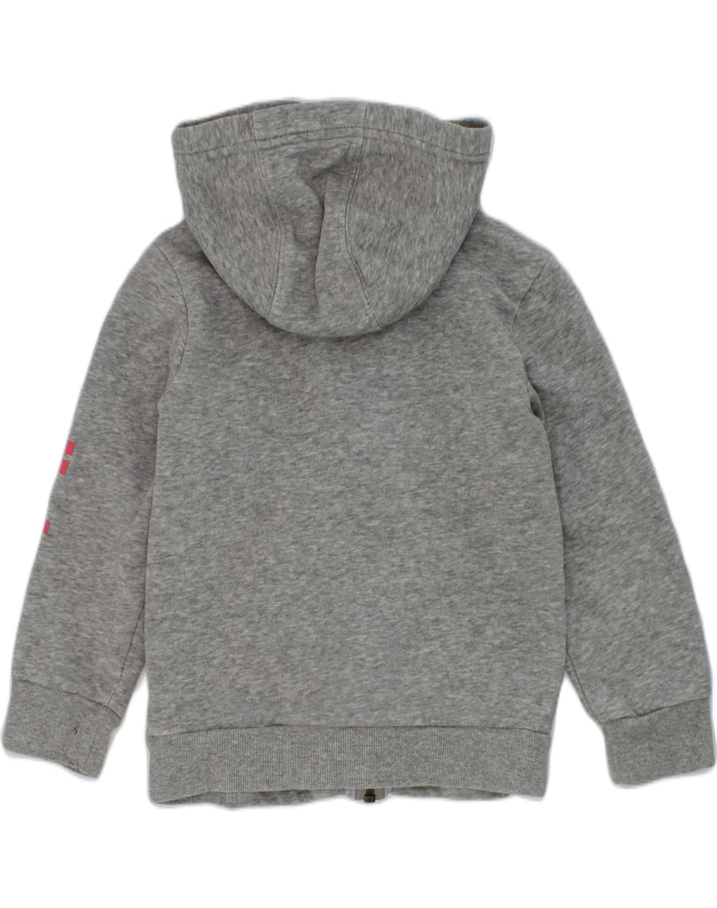 ADIDAS Girls Zip Hoodie Sweater 3-4 Years Grey Cotton | Vintage Adidas | Thrift | Second-Hand Adidas | Used Clothing | Messina Hembry 