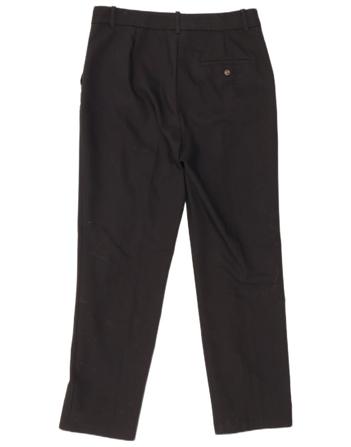 Zara Womens Slim Suit Trousers Small W26 L26 Black