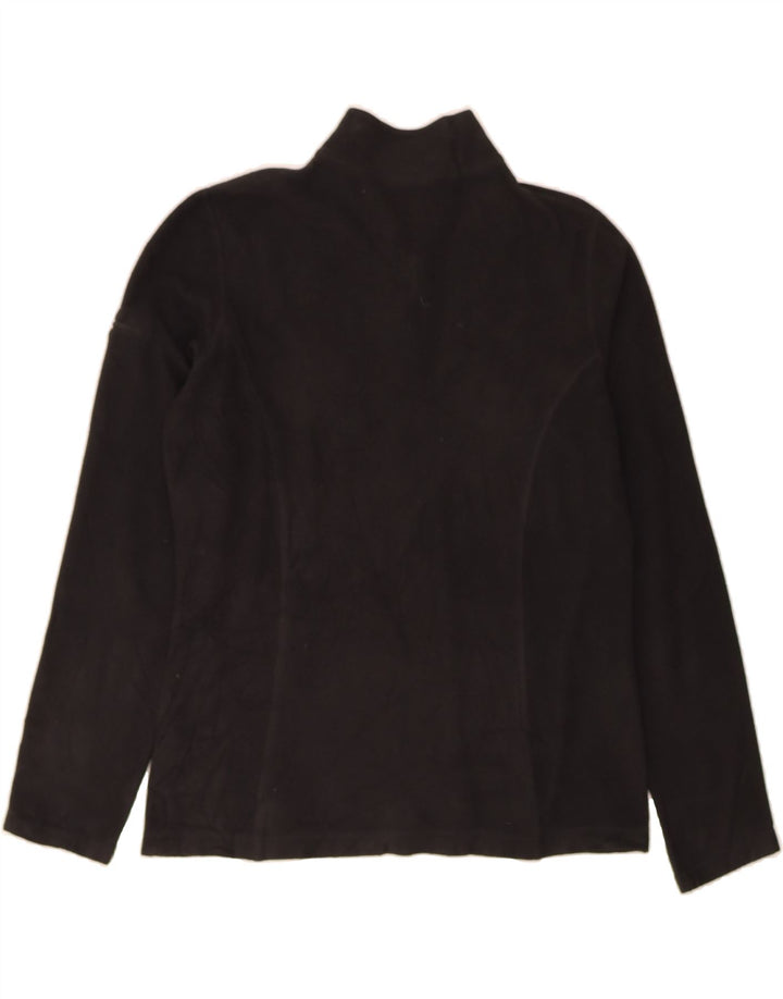 L.L.BEAN Womens Fleece Jacket UK 10 Small Black Polyester Vintage L.L.Bean and Second-Hand L.L.Bean from Messina Hembry 