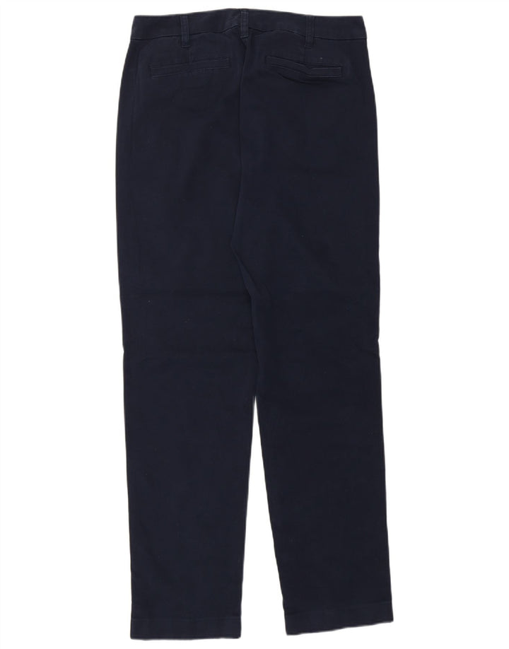J. Crew Womens Chino Trousers US 4 Small W28 L27  Navy Blue Classic