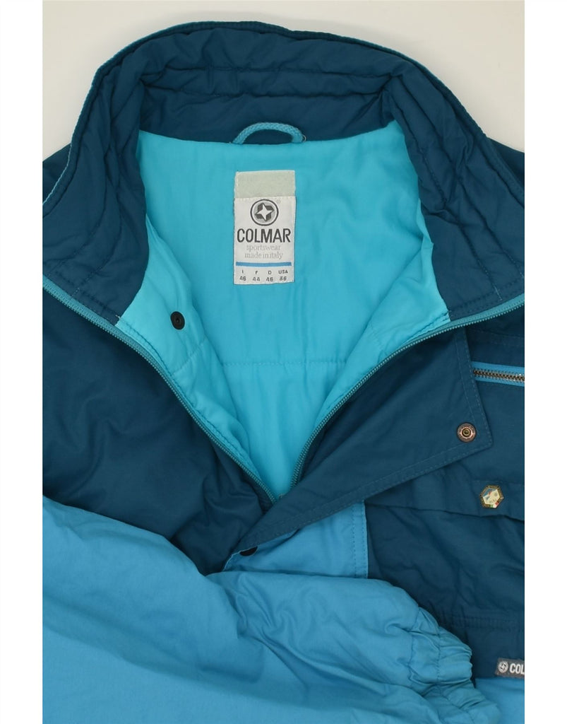 COLMAR Mens Ski Jacket US 36 Small Blue Colourblock | Vintage Colmar | Thrift | Second-Hand Colmar | Used Clothing | Messina Hembry 