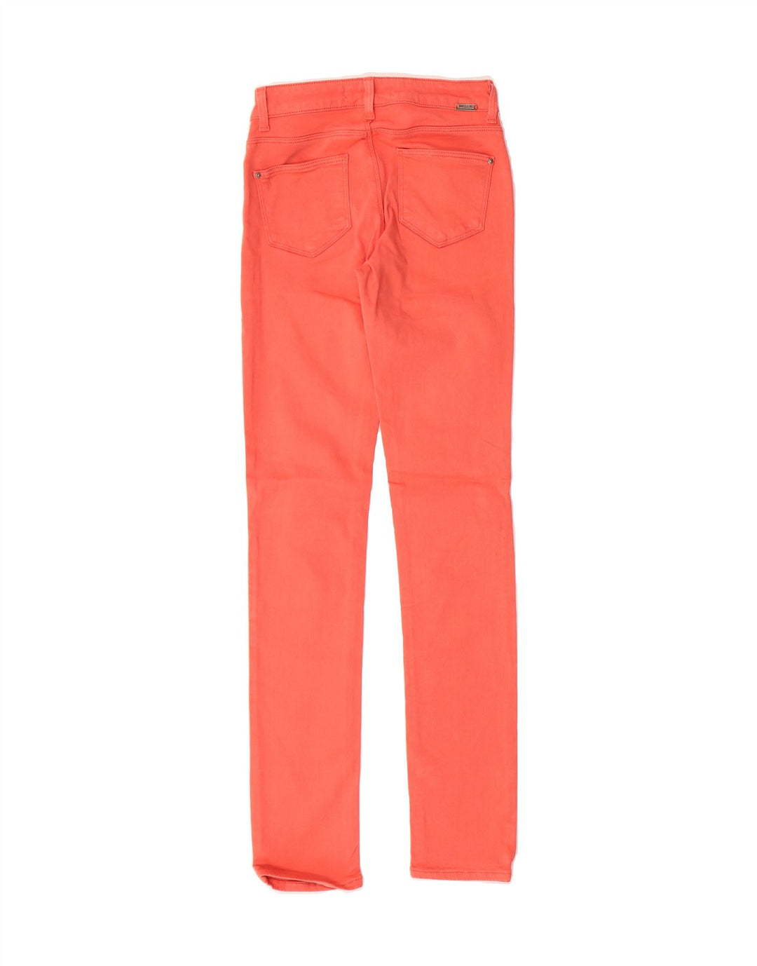 ZARA Womens Straight Jeans EU 34 2XS W24 L30 Orange Vintage Zara and Second-Hand Zara from Messina Hembry 