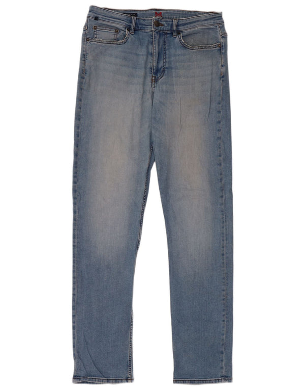 Crew Clothing Mens Straight Jeans W32 L31 Blue Cotton