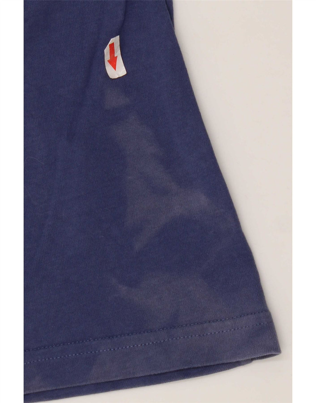 Armani Mens Graphic T-Shirt Top Medium Blue Cotton