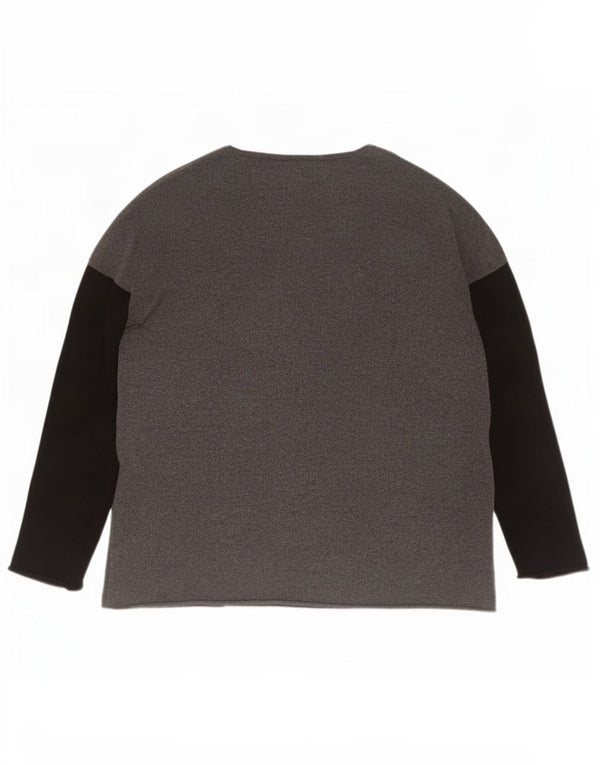 The White Company Womens Boat Neck Jumper Sweater UK 14 Medium Grey