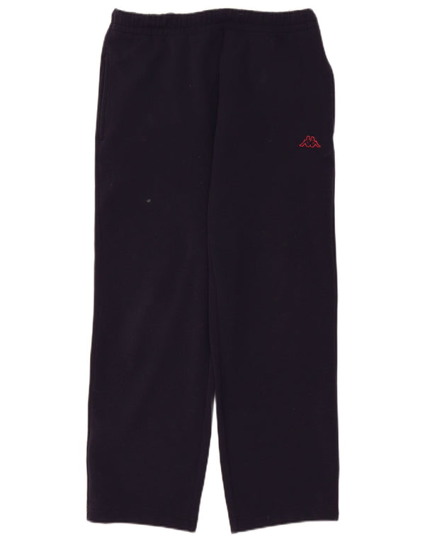 Kappa Mens Tracksuit Trousers Medium Navy Blue Polyester