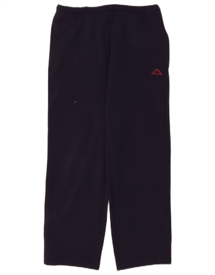 Kappa Mens Tracksuit Trousers Medium Navy Blue Polyester