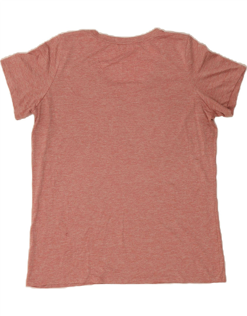 NIKE Womens Dri Fit T-Shirt Top UK 18 XL Pink Flecked Vintage Nike and Second-Hand Nike from Messina Hembry 