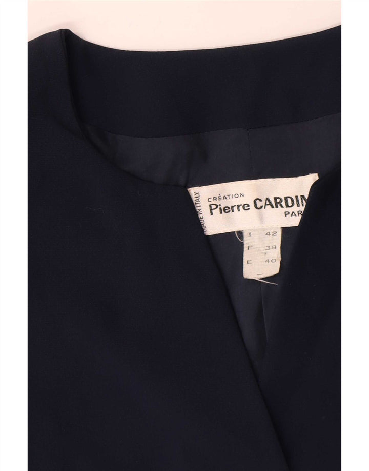 Pierre Cardin Womens 3 Button Blazer Jacket IT 42 Medium Navy Blue