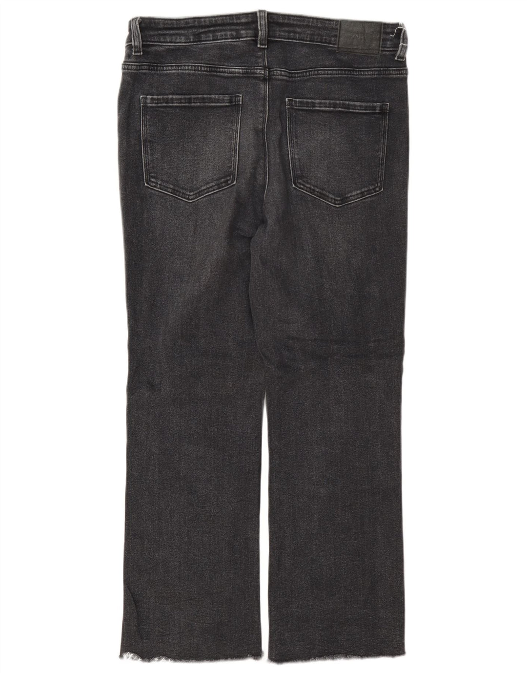 Zara Womens Cropped Jeans EU 40 Medium W30 L26 Grey