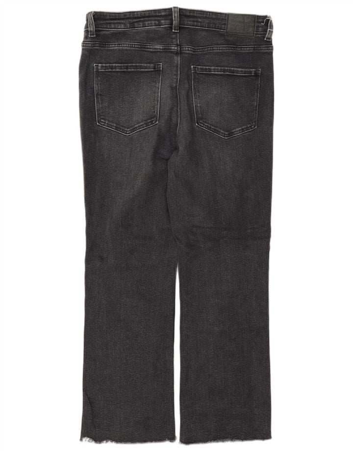 Zara Womens Cropped Jeans EU 40 Medium W30 L26 Grey