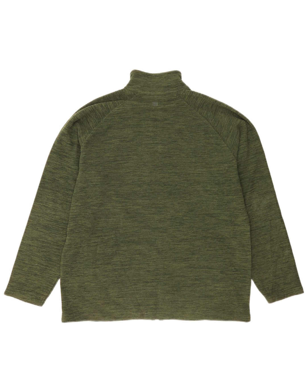 Mountain Warehouse Mens Fleece Jacket UK 42 XL Green Flecked Polyester
