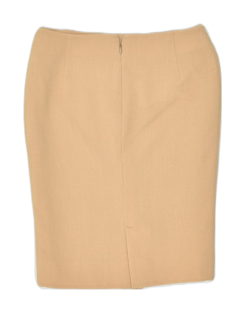 CANTARELLI Womens Midi Skirt UK 10 Small W30 Beige | Vintage | Thrift | Second-Hand | Used Clothing | Messina Hembry 