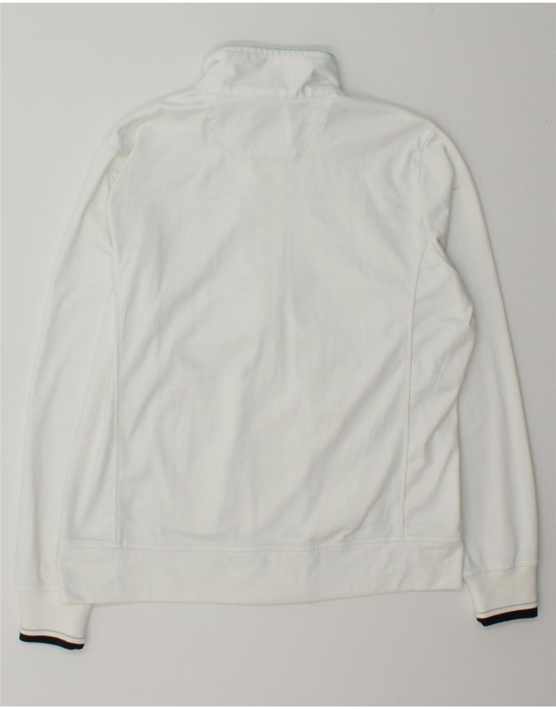 CHAMPION Womens Tracksuit Top Jacket UK 14 Medium White Polyester Vintage Champion and Second-Hand Champion from Messina Hembry 