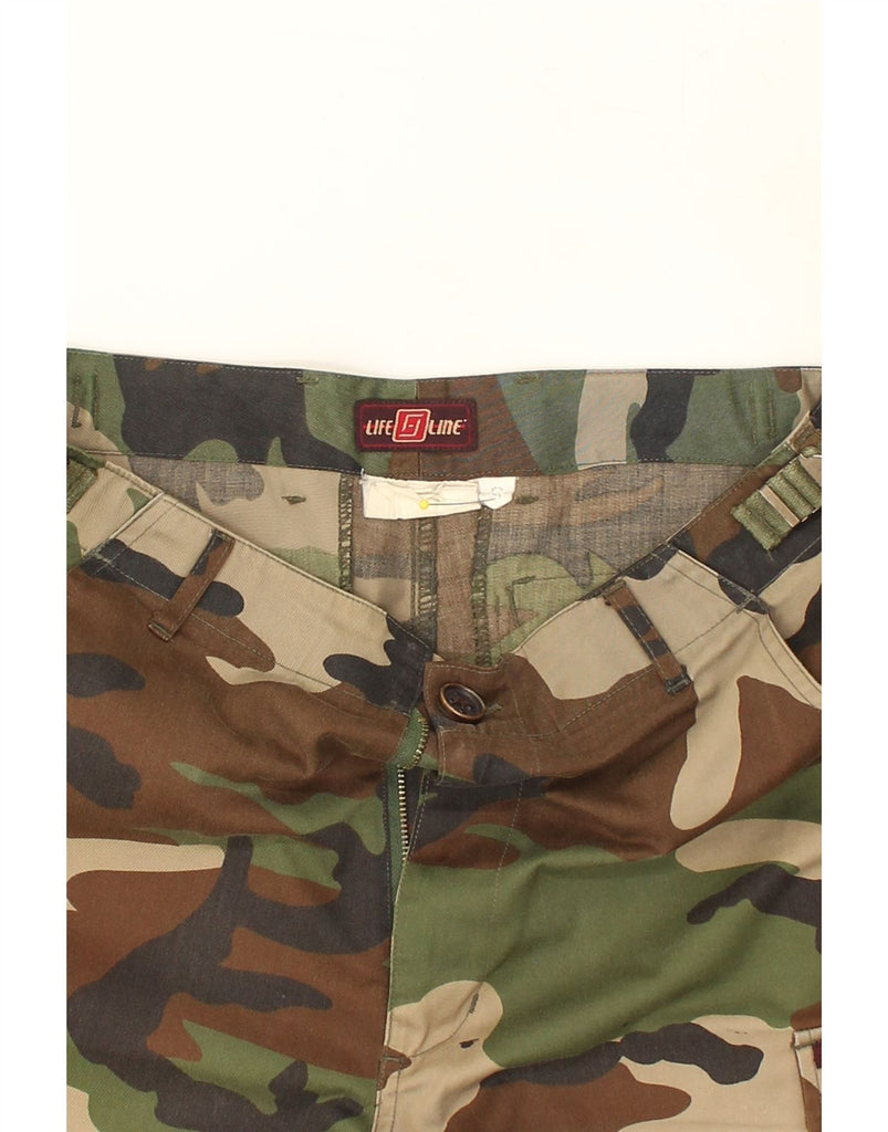 VINTAGE Mens Cargo Shorts Small W29 Khaki Camouflage | Vintage Vintage | Thrift | Second-Hand Vintage | Used Clothing | Messina Hembry 