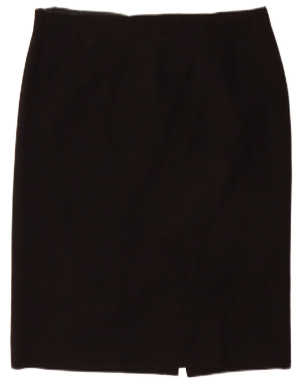 HOBBS Womens Pencil Skirt UK 12 Medium W30 Black Polyester