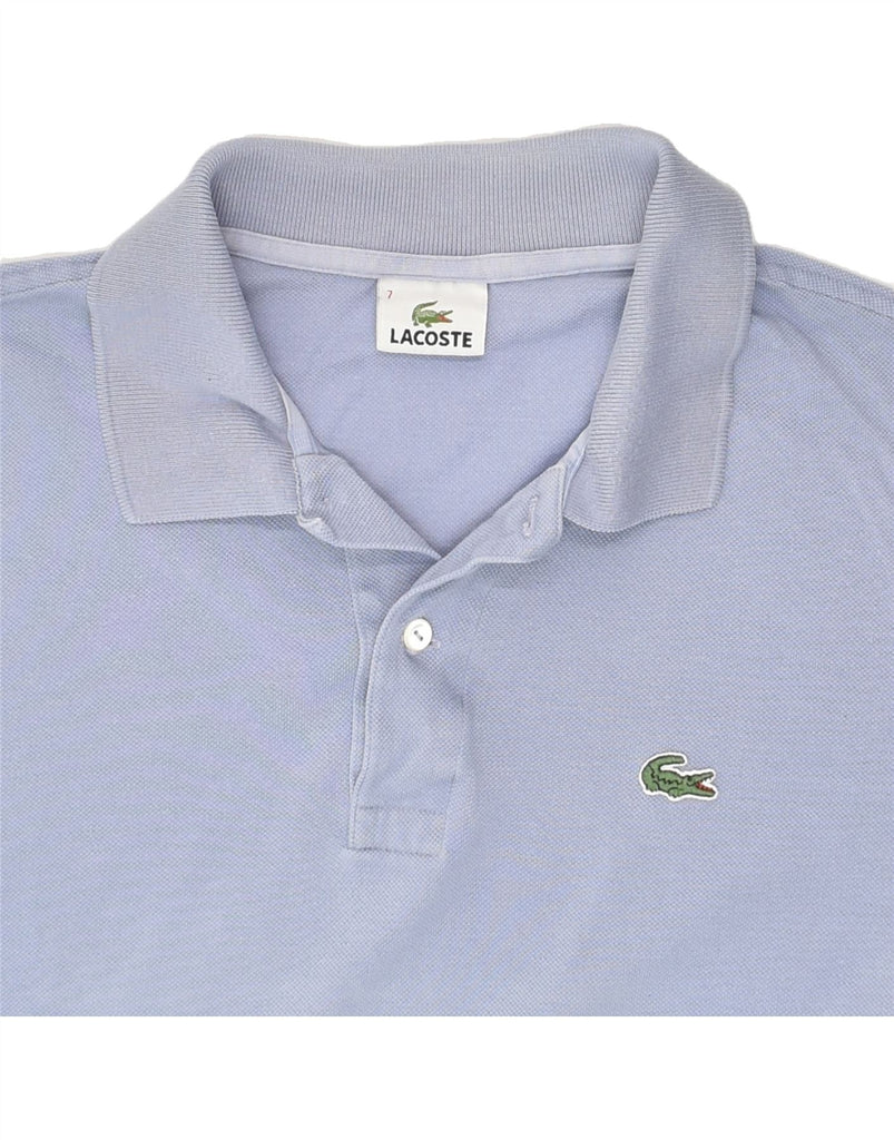 LACOSTE Mens Polo Shirt Size 7 2XL Blue | Vintage Lacoste | Thrift | Second-Hand Lacoste | Used Clothing | Messina Hembry 