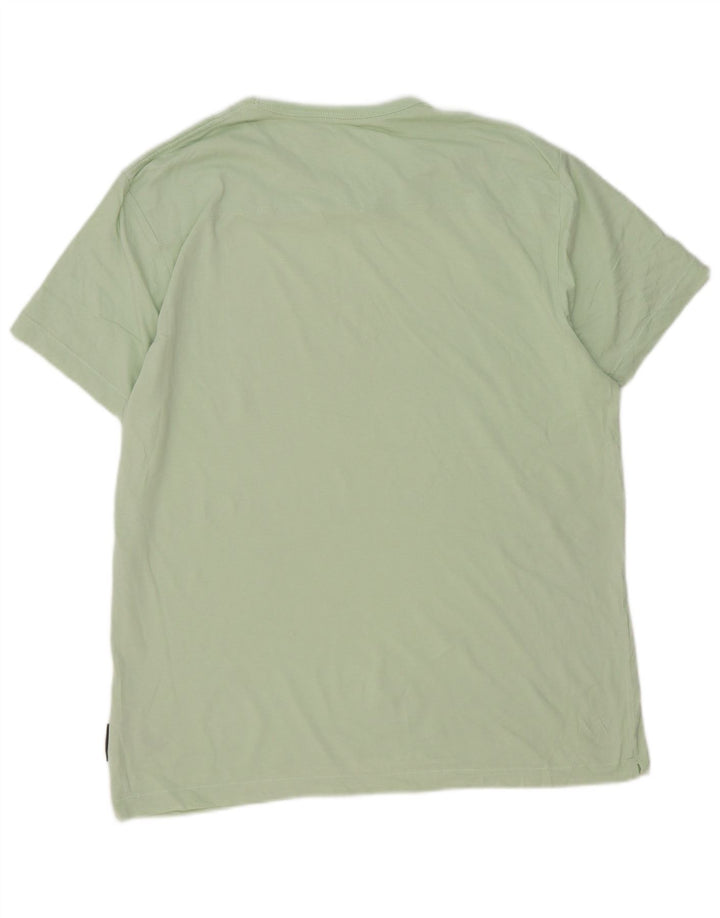 French Connection Mens T-Shirt Top XL Green Cotton