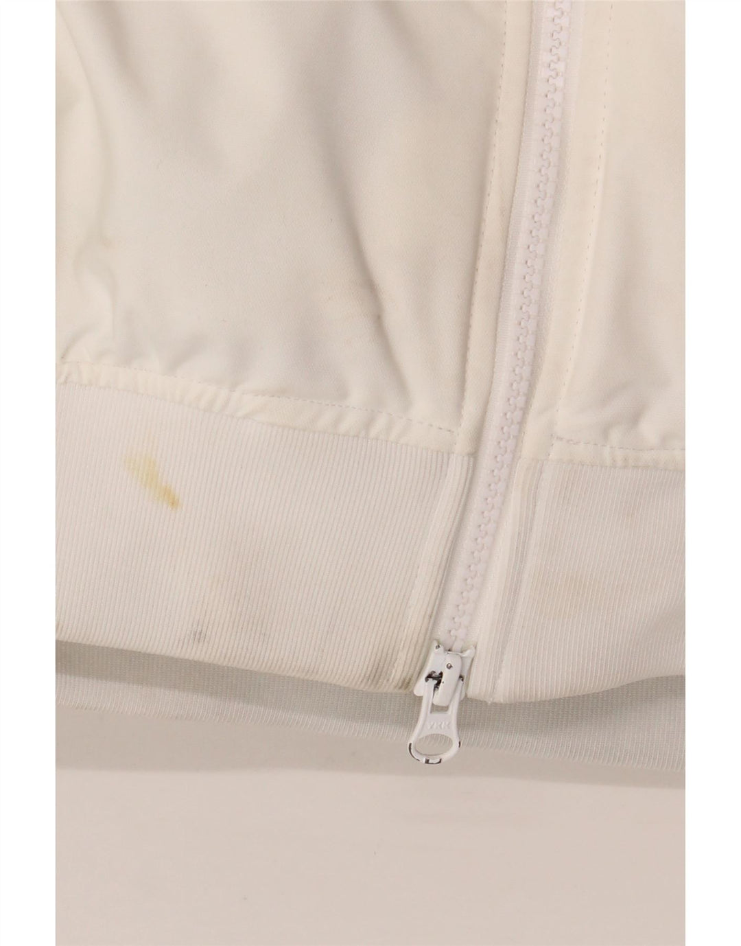 Adidas Mens Hooded Padded Jacket UK 38 Medium White Nylon