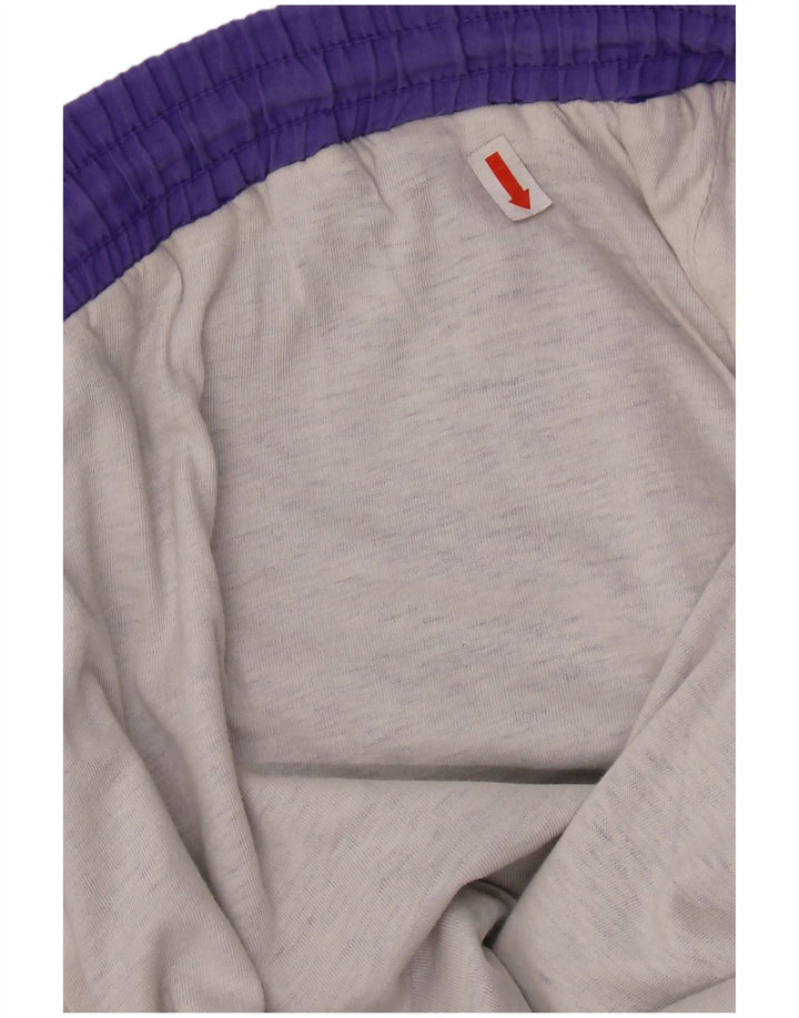 VINTAGE Mens Tracksuit Trousers Joggers XL  Purple Polyester