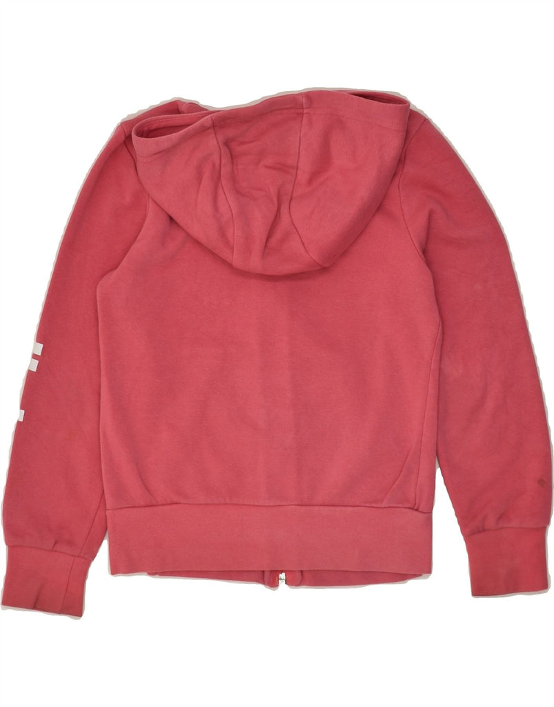 ADIDAS Girls Graphic Zip Hoodie Sweater 7-8 Years Pink | Vintage Adidas | Thrift | Second-Hand Adidas | Used Clothing | Messina Hembry 