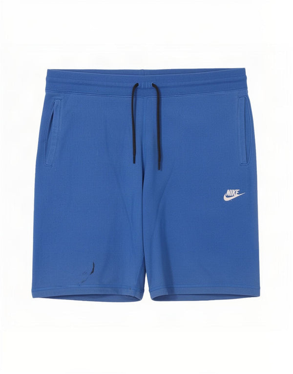 Nike Mens Sport Shorts Large Blue Cotton