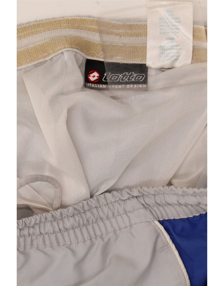 LOTTO Mens Sport Shorts UK 38/40 Medium Grey Colourblock Polyester