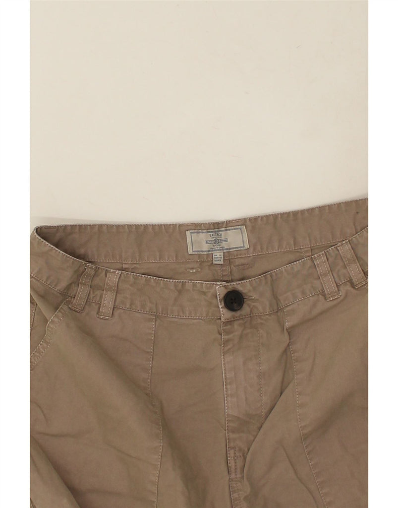 FAT FACE Womens Straight Cargo Trousers UK 12 Medium W30 L29 Brown Vintage Fat Face and Second-Hand Fat Face from Messina Hembry 