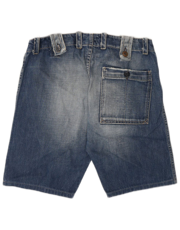 Diesel Womens Denim Cargo Shorts Medium W29 Blue Cotton