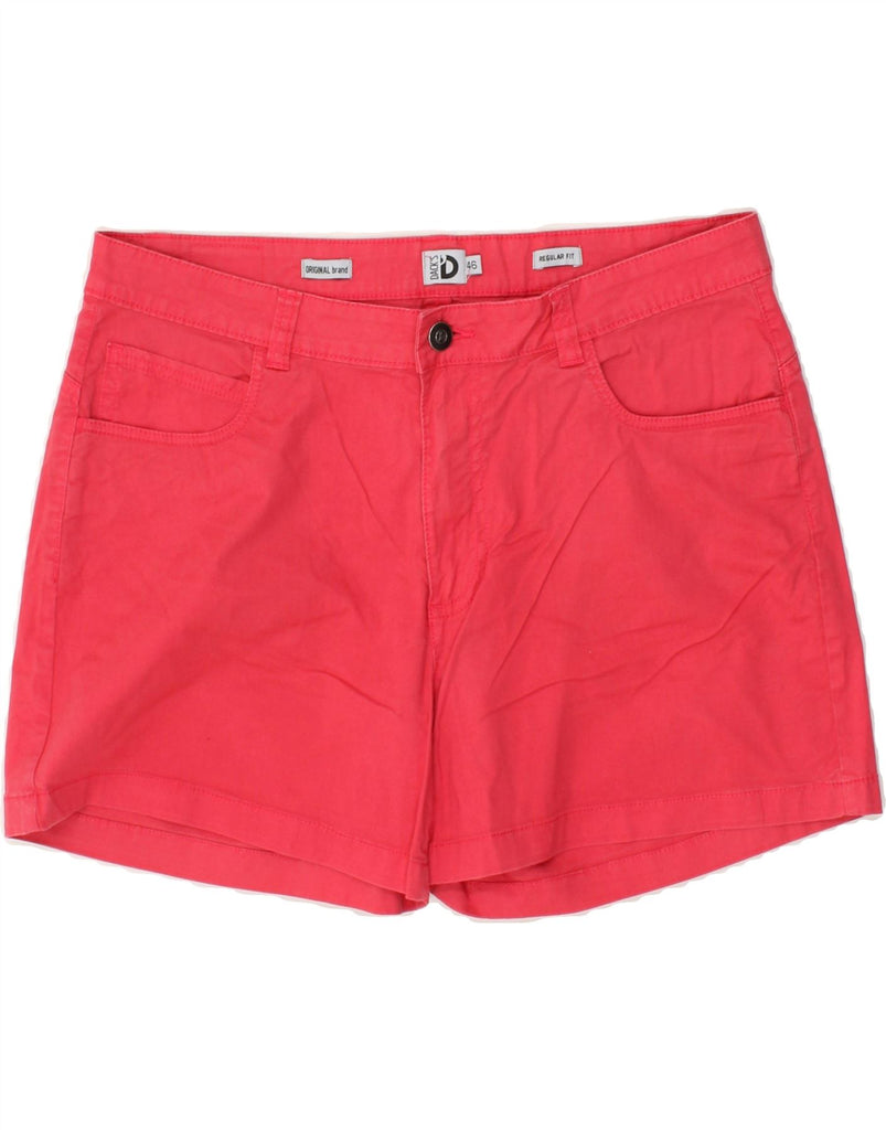 DACK'S Womens Regular Fit Casual Shorts IT 46 Large  W32 Red Cotton | Vintage Dack's | Thrift | Second-Hand Dack's | Used Clothing | Messina Hembry 