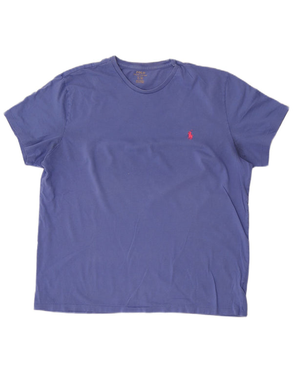 Polo Ralph Lauren Mens T-Shirt Top Large Blue Cotton
