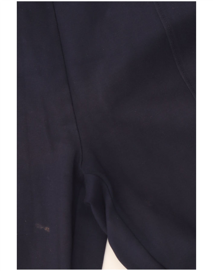 Marks & Spencer Womens Leggings UK 14 Medium Navy Blue Viscose