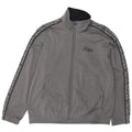 Asics Mens Graphic Tracksuit Top Jacket Medium Grey
