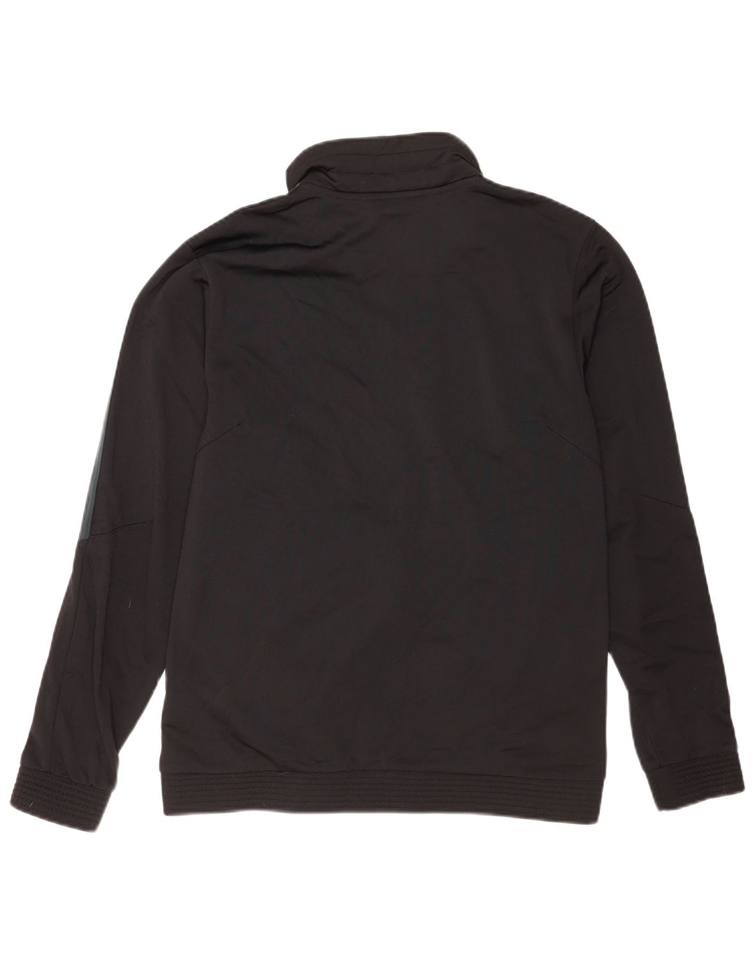 Adidas Mens Tracksuit Top Jacket UK 40/42 Medium Black Polyester